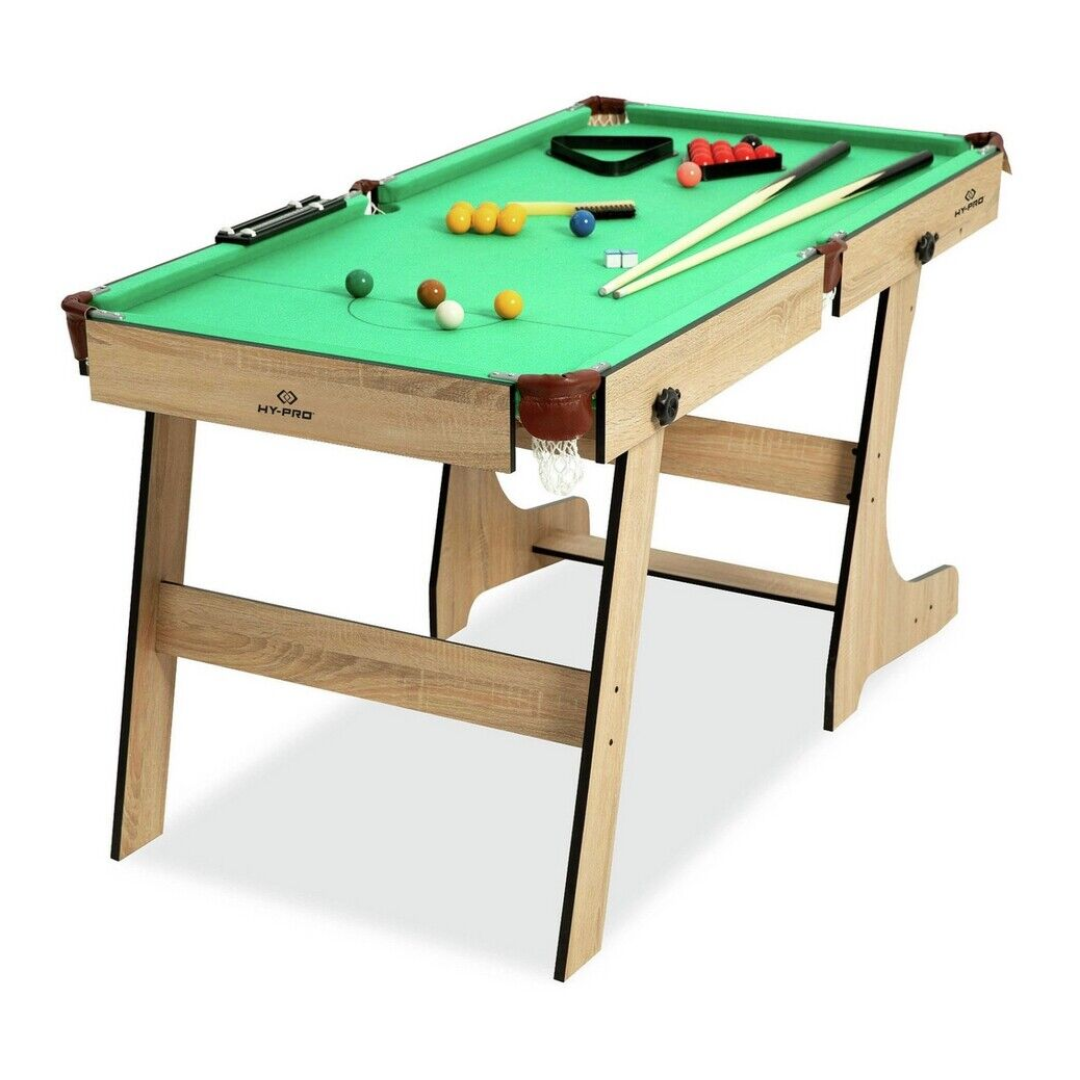 Hy-Pro 5ft Folding Snooker and Pool Table