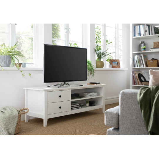 Habitat Minato 2 Drawer TV Unit - White