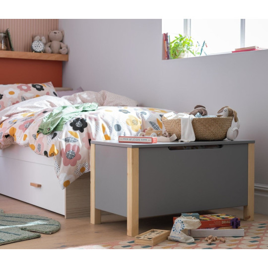 Kids Billie Toy Box - Grey