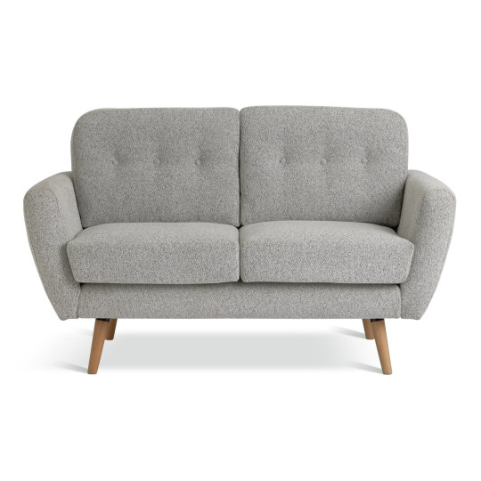 Finney Fabric 2 Seater Sofa in a Box - Grey