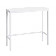 Toby 2 Seater Bar Table - White