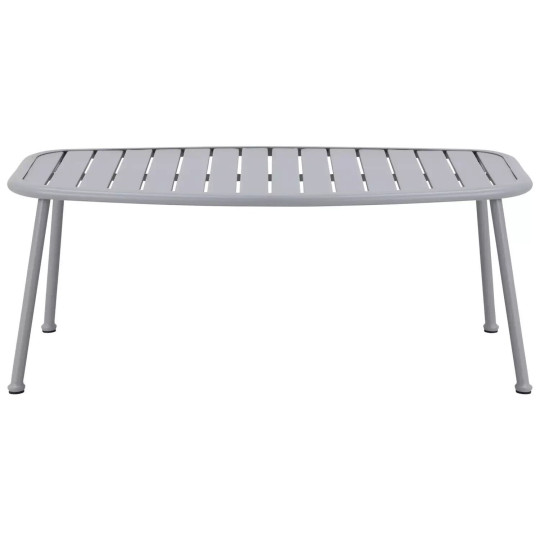 Nordic Metal Garden Table - Grey - Outdoor Table