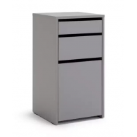 Pepper 2 Drawer Cabinet - Grey