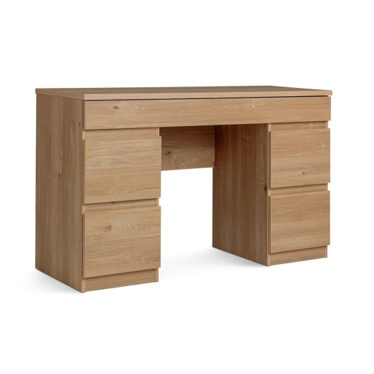 Jenson Double Pedestal Dressing Table - Oak ( B Grade 30310 - 30312 )