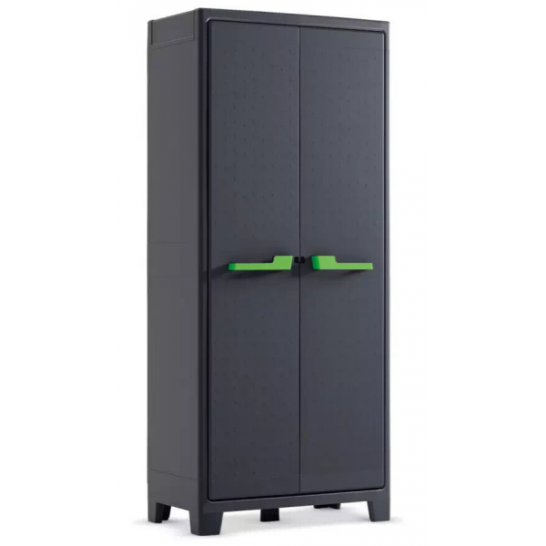 Keter Moby Tall Storage Cupboard - Grey