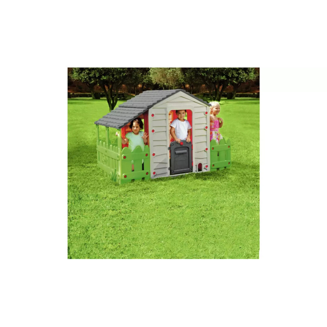 Chad Valley Farm House Kids Playhouse Outdoor Garden Toy Pretend