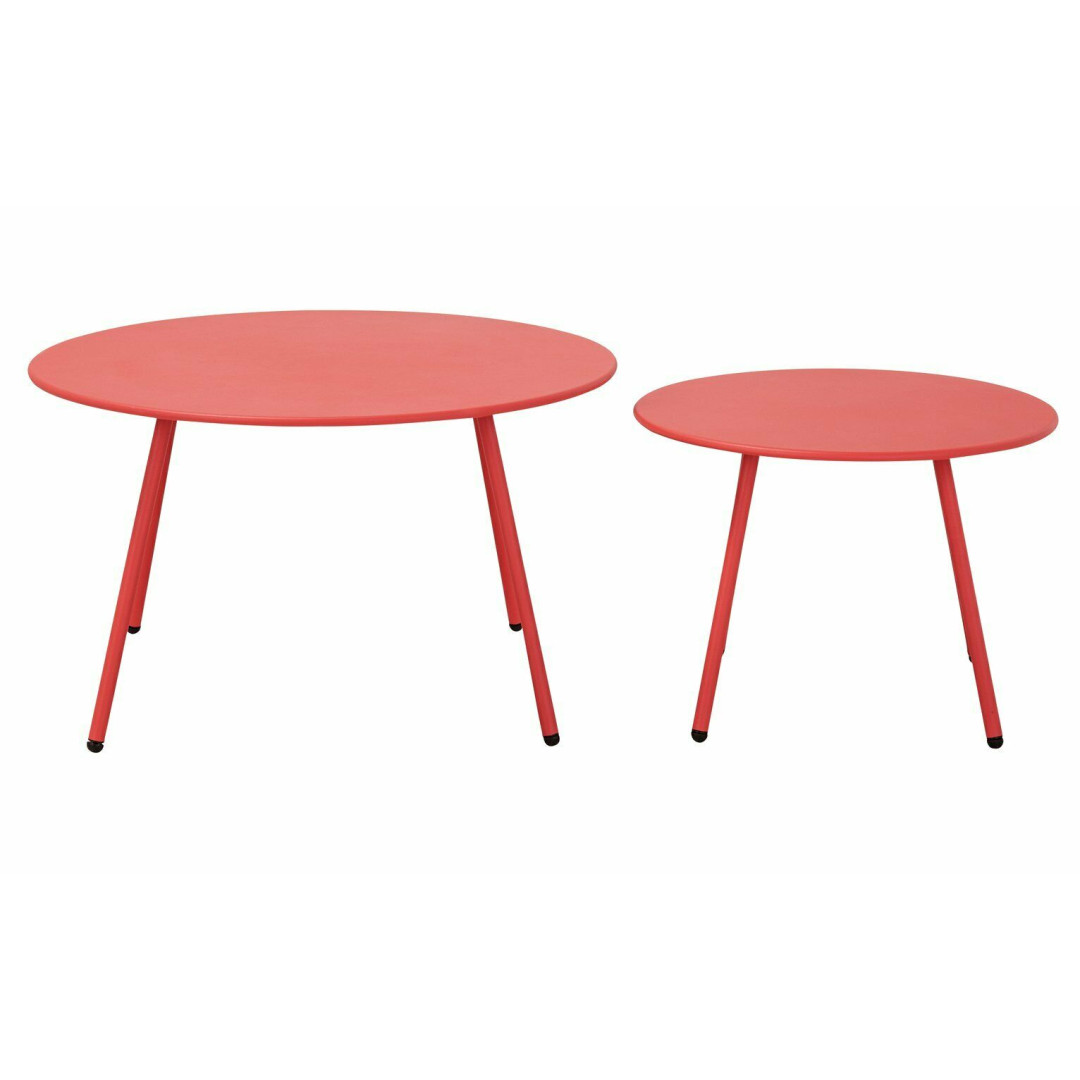 Ipanema Round set of table - Coral