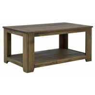 Home Amersham Solid Wood Coffee Table - Dark Pine