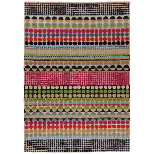 Bloomsbury Geo Wool Cut Pile Rug - 170x240cm - Multi