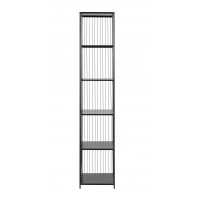 Alfie 5 Wire Shelving Unit - Black