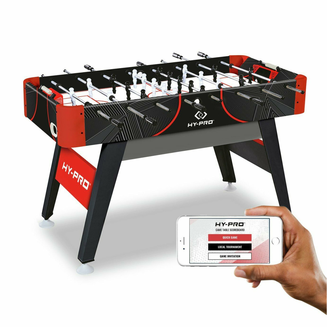 Hy-Pro Striker 4ft 6 Inch App Connected Football Table