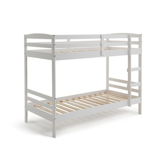 Josie Single Bunk Bed Frame - White ( B Grade 21099 - 21106 )