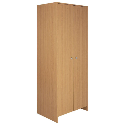 Home Seville 2 Door Wardrobe Oak Effect | Clothes Storage Cabinet for Bedroom