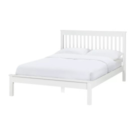 Home Aspley Kingsize Wooden Bed Frame - White ( B Grade ) Home Aspley Kingsize Wooden Bed Frame - White ( B Grade )