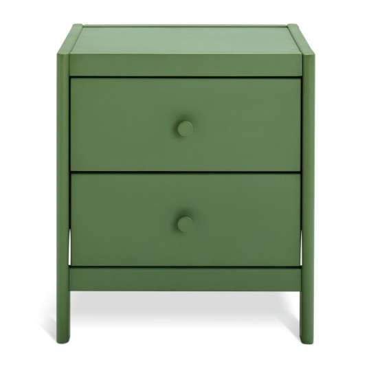 Bronte 2 Drawer Bedside Table - Green | Bedroom furniture