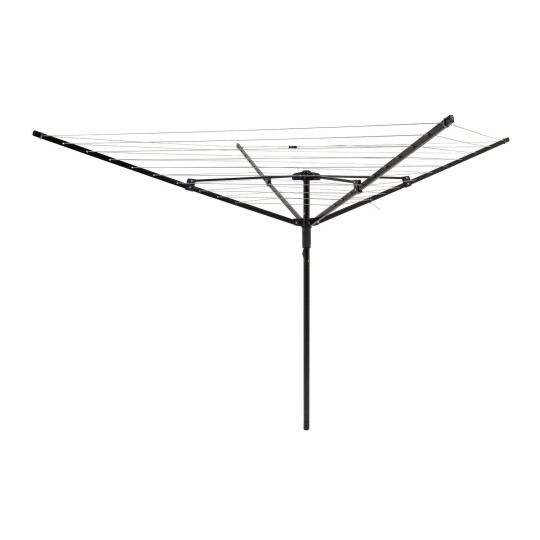 Home 45m 4 Arm Rotary Airer | Heavy Duty Outdoor Clothes Drying Line for Garden