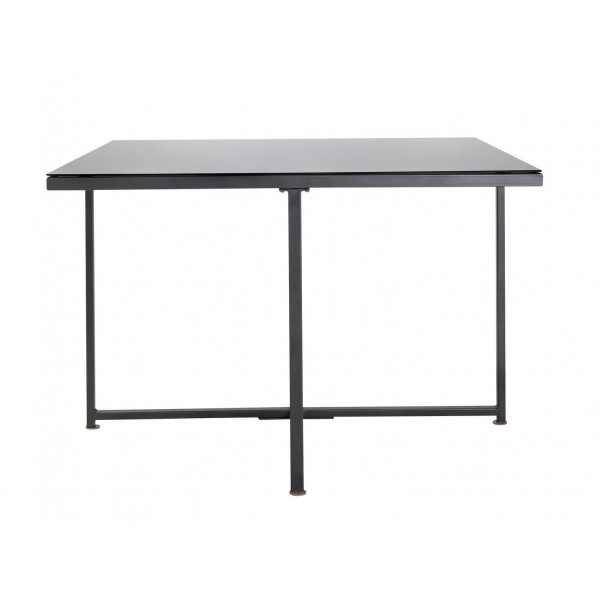 8 Seater Rattan Effect Dining table - Grey