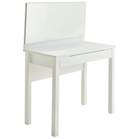 Home Hallingford 1 Drawer Dressing Table - White Gloss