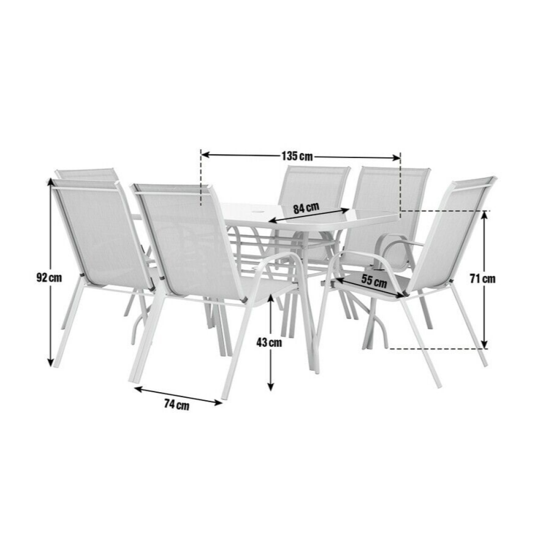 argos sicily patio set