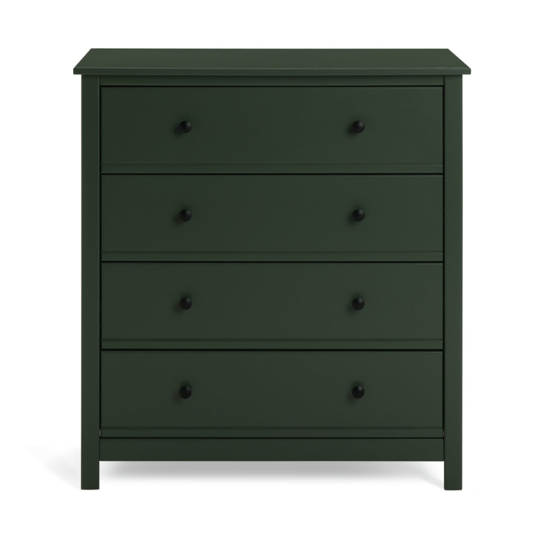 Brooklyn 4 Drawer Chest of Drawers - Green | Organized Clothing Space Brooklyn 4 Drawer Chest of Drawers - Green | Organized Clothing Space