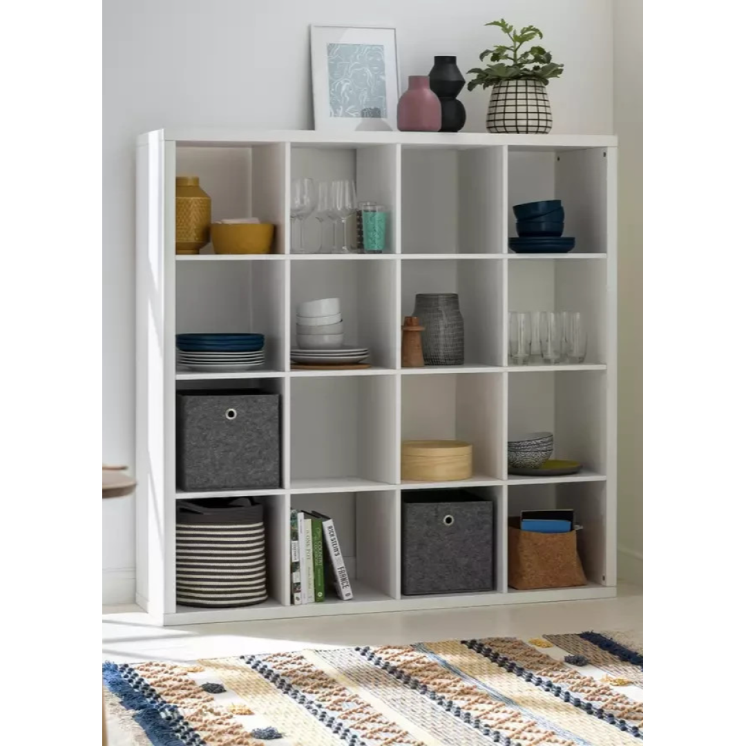 Squares Plus 16 Cube Storage Unit - White (B Grade) Squares Plus 16 Cube Storage Unit - White (B Grade)