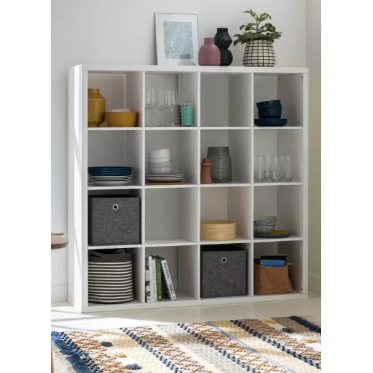 Squares Plus 16 Cube Storage Unit - White (B Grade)