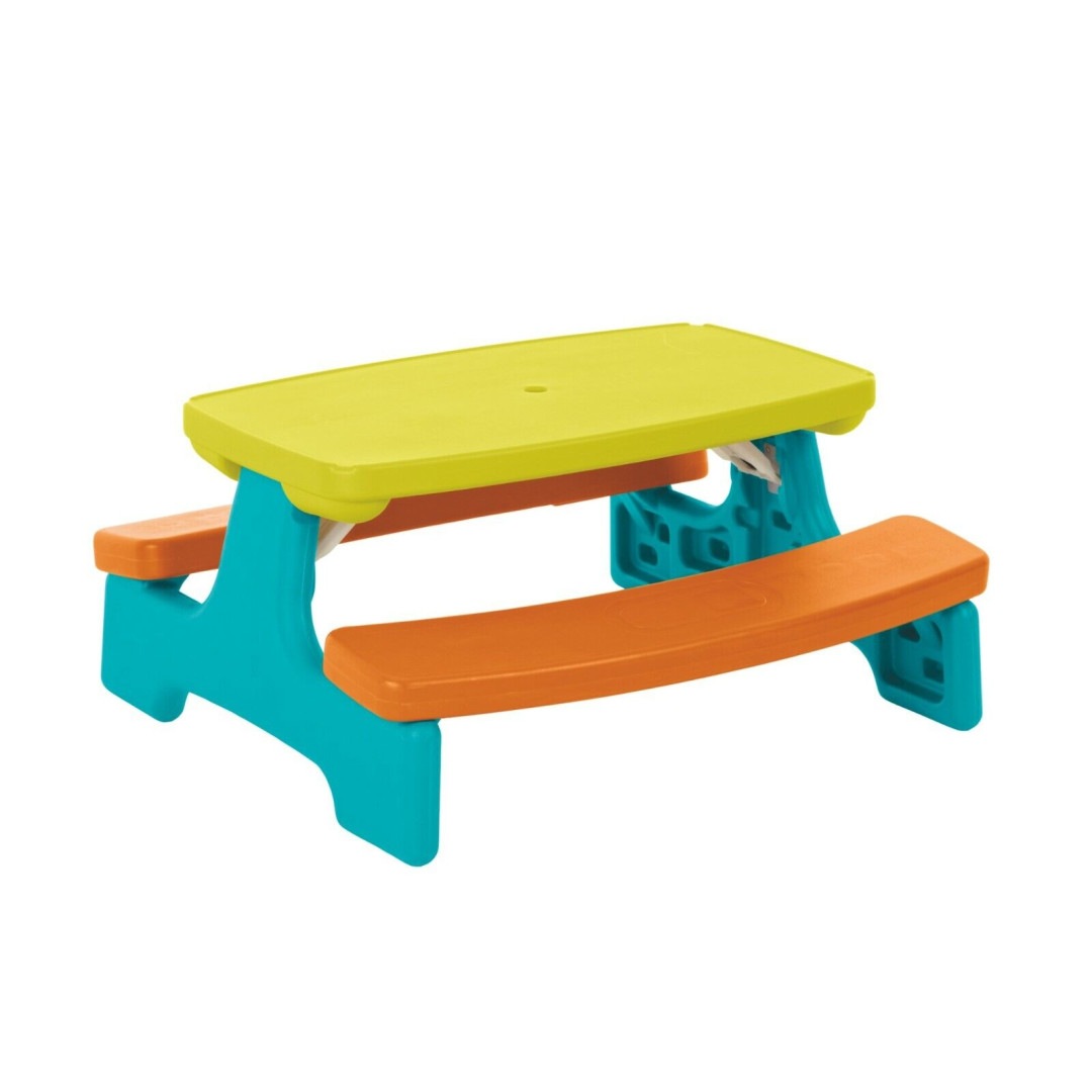 Kids Large Folding Garden Table and Bench