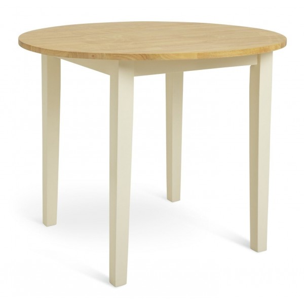 Chicago Solid Wood 2-4 Seater Dining Table-Off White ( B Grade 12460 )