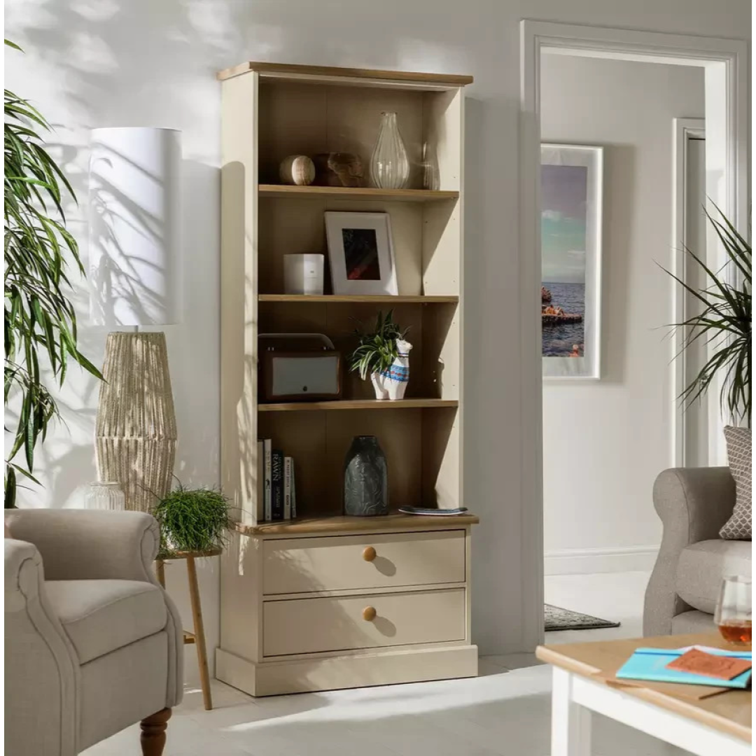Home Winchester Bookcase Natural | Wooden Storage Shelving Display Unit Home Winchester Bookcase Natural | Wooden Storage Shelving Display Unit