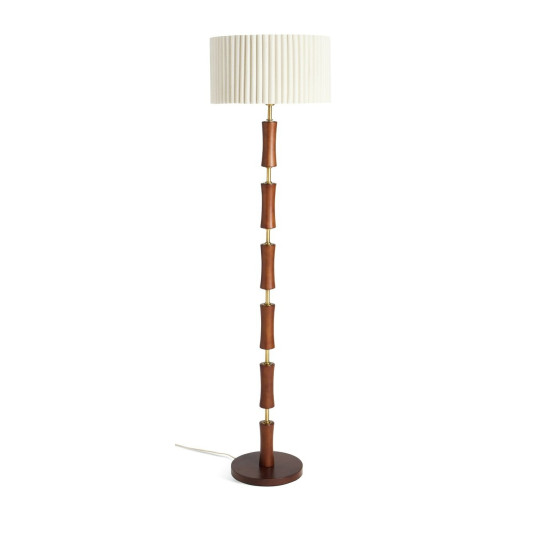 x Morris & Co. Cane Floor Lamp | Elegant Home Lighting