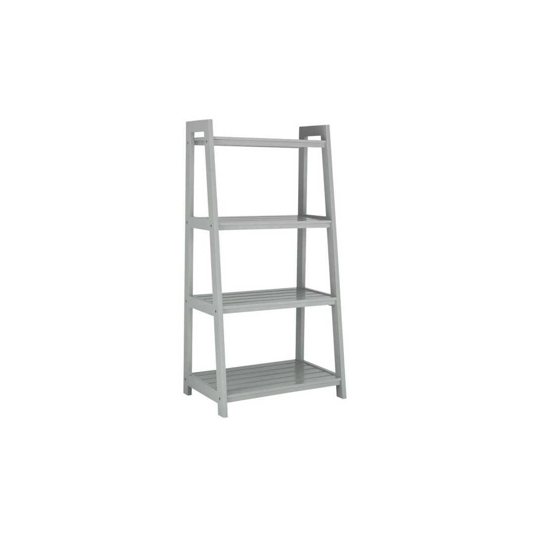 4 Tier Ladder Storage Unit - Grey