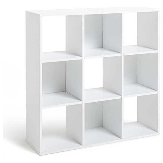 Squares 9 Cube Storage Unit - White ( B Grade 33008 )