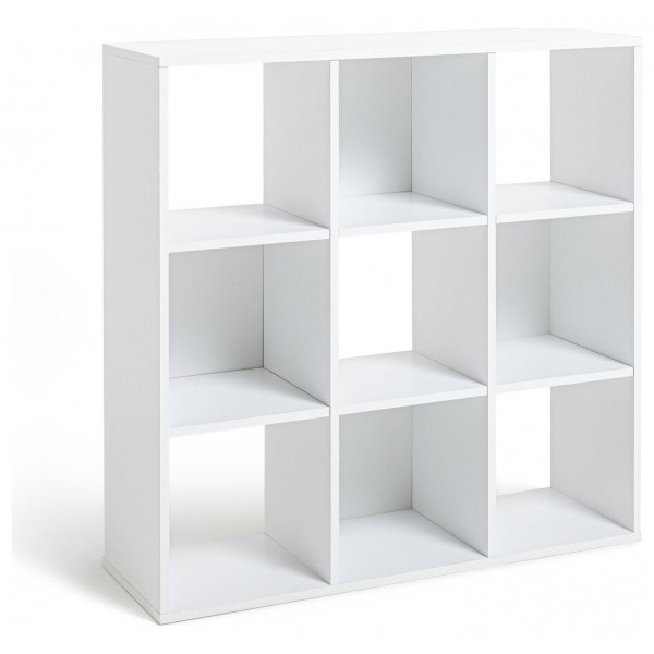 Squares 9 Cube Storage Unit - White ( B Grade 11614 )