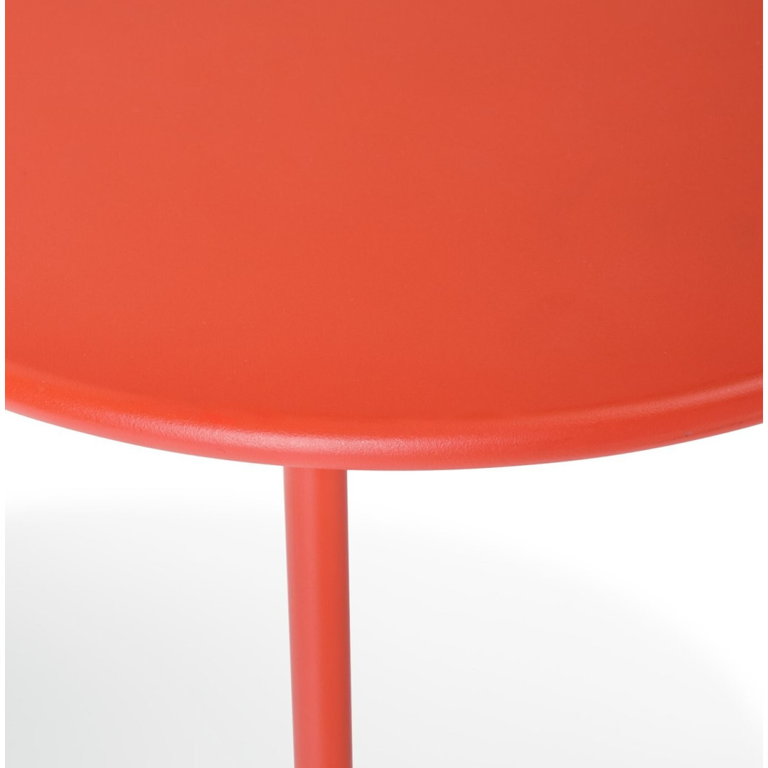 Annika 2 Seater Metal Garden Bistro Set - Red