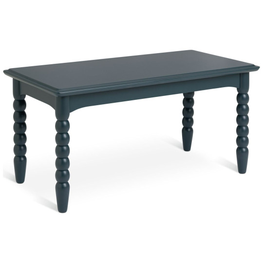 Blaire Bobbin Coffee Table - Navy