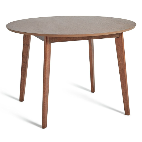 Habitat Skandi Walnut Veneer Round 4 Seater Table