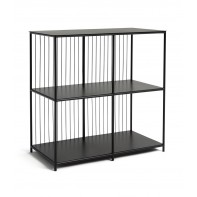 4 Alfie Wire Shelving Unit - Black