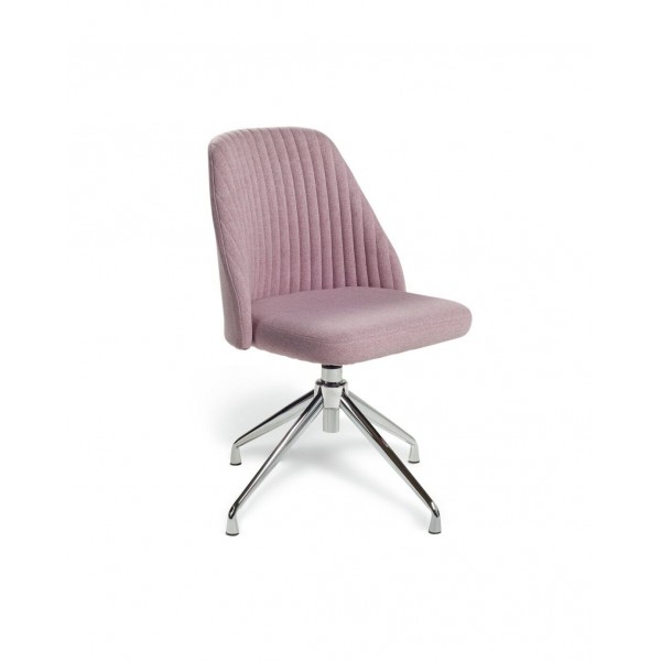Nori Fabric Office Chair - Pink