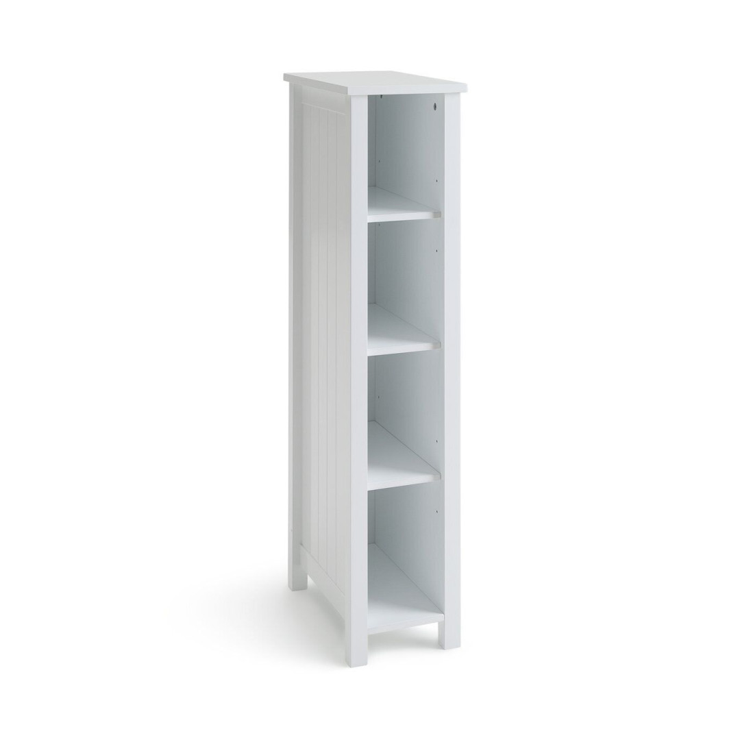 Tongue & Groove Storage Cabinet - White