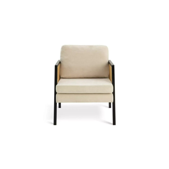 Rattan Armchair - Cream