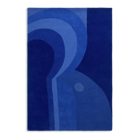 Habitat 60 Ripple Rug by Simone Brewster - 160x230cm - Blue