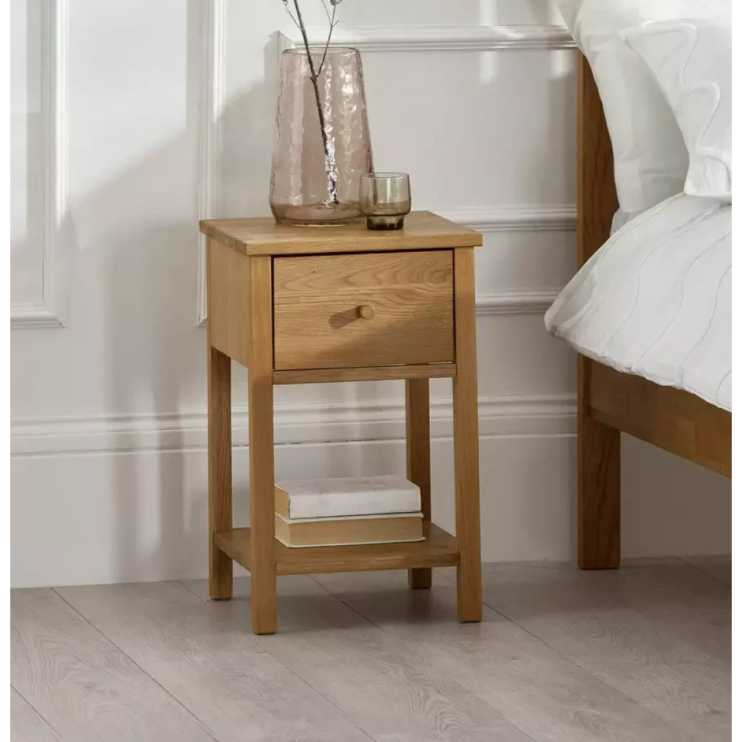 Julian Bowen Coxmoor 1 Drawer Bedside Table Oak | Bedroom Storage Nightstand Julian Bowen Coxmoor 1 Drawer Bedside Table Oak | Bedroom Storage Nightstand