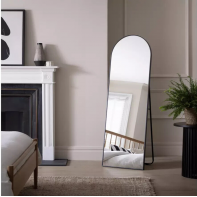 Arch Full Length Cheval Mirror - Black - 150x50cm