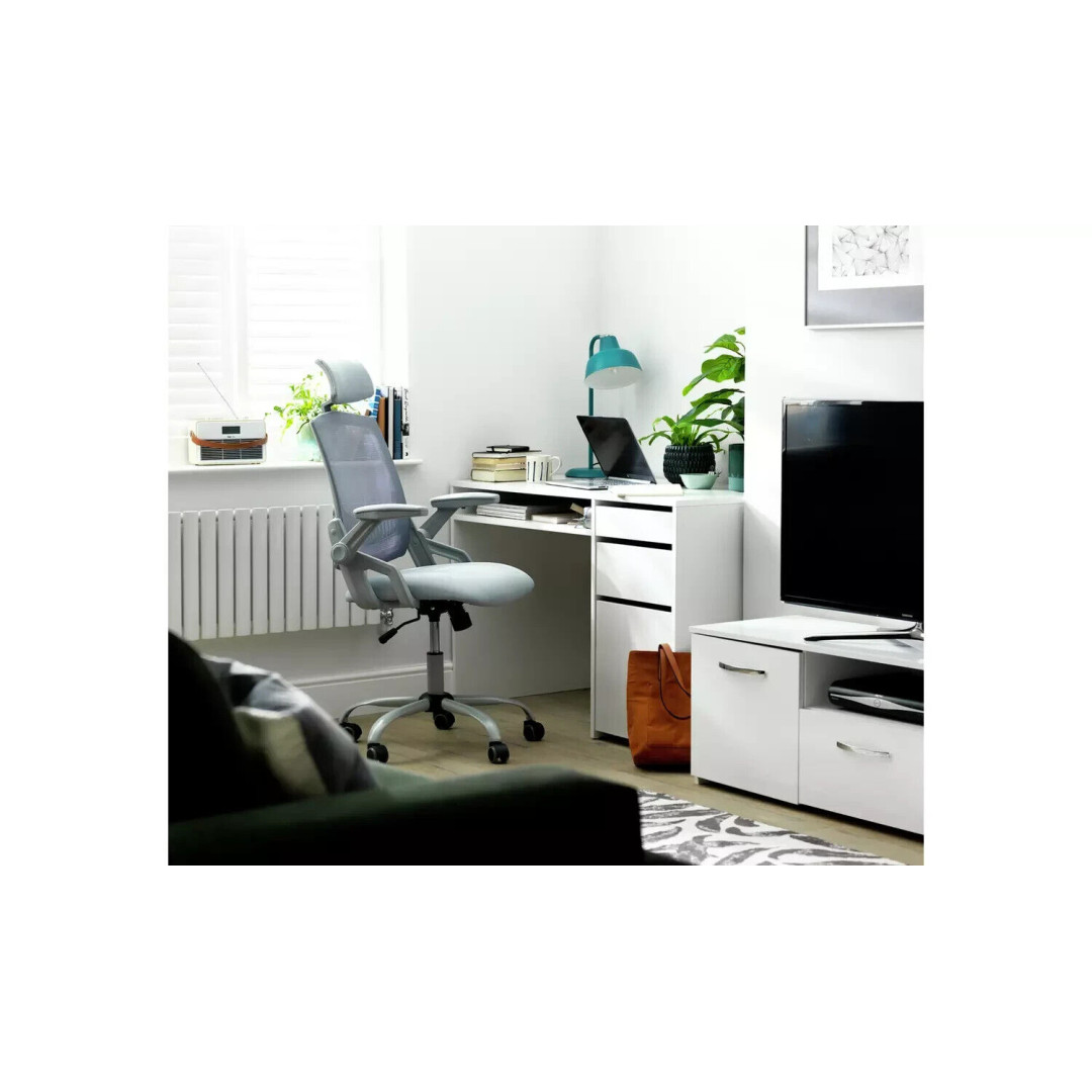 Milton Mesh Ergonomic Office Chair - Grey