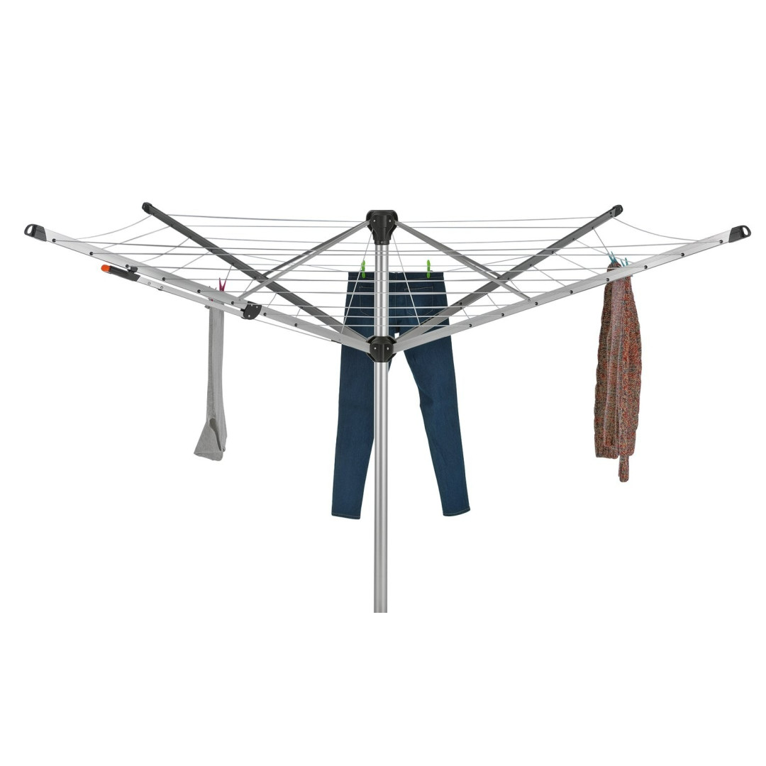 Clothes Drying Addis 60m Four Arm Rotary Airer Addis Easi-Lift 50m