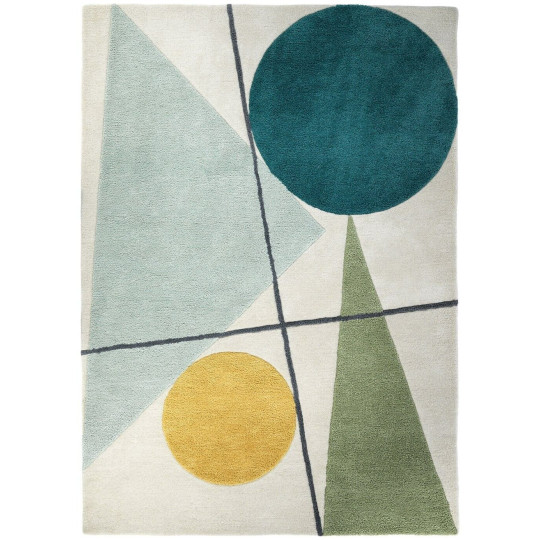 Habitat Forma Geometric Wool Flatweave Rug - 240x170cm