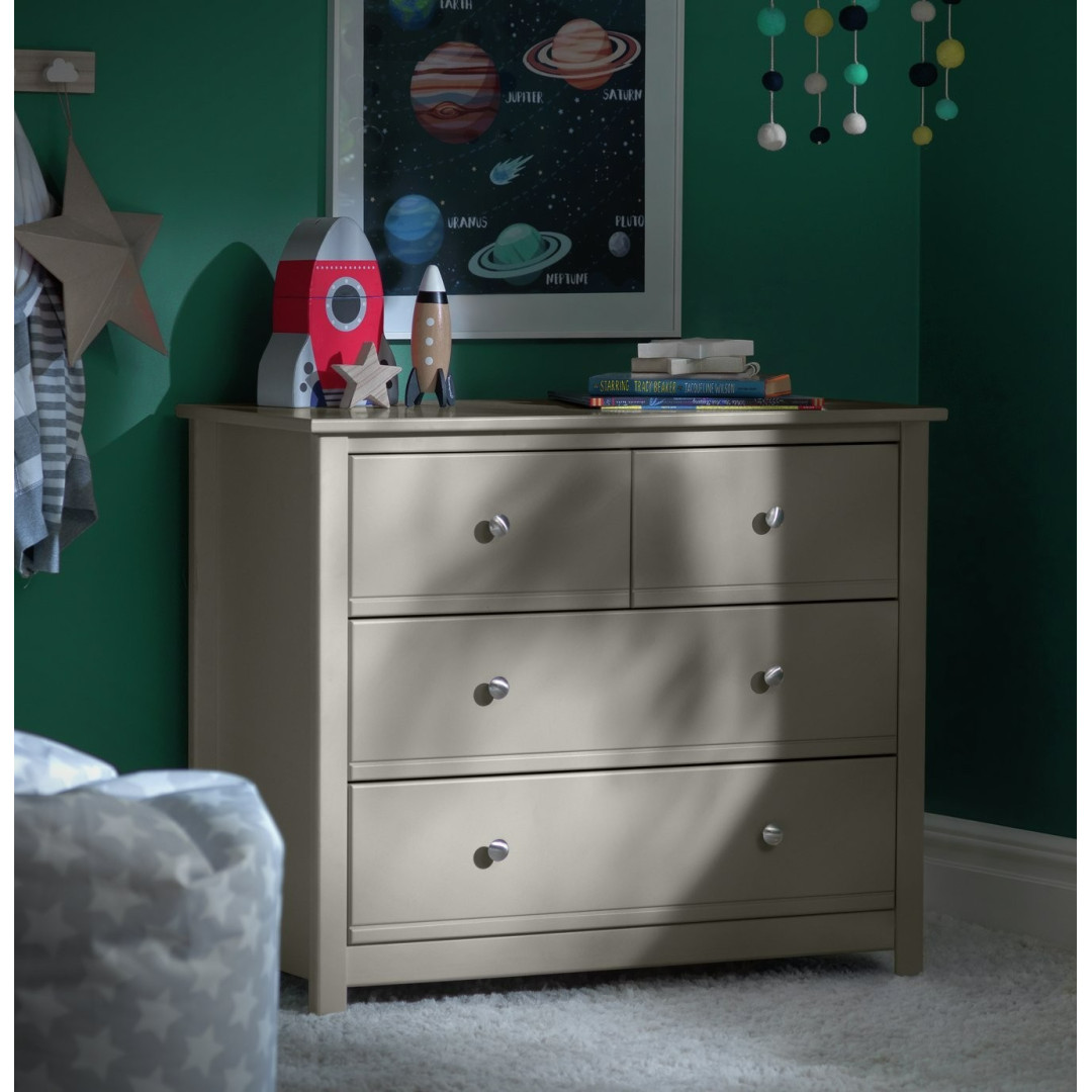 sachin and babi light blue dress Brooklyn 4 Drawer Chest- Grey