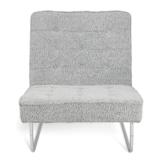 Habitat 60 Duomo Boucle Tubular Chair - Grey