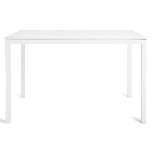 Home Toby 4 Seater Dining Table White | Modern Kitchen Furniture Space Saving