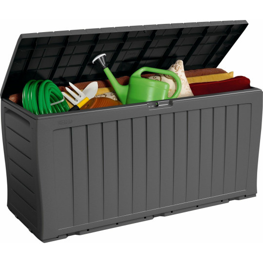 Keter Marvel Plus 270L Garden Storage Box - Grey